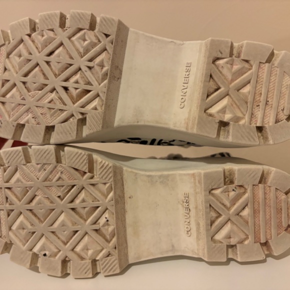 Converse Chuck Taylor All Star Lift Platform Chucks High Top Sneakers Zebra 8.5 - Picture 7 of 9